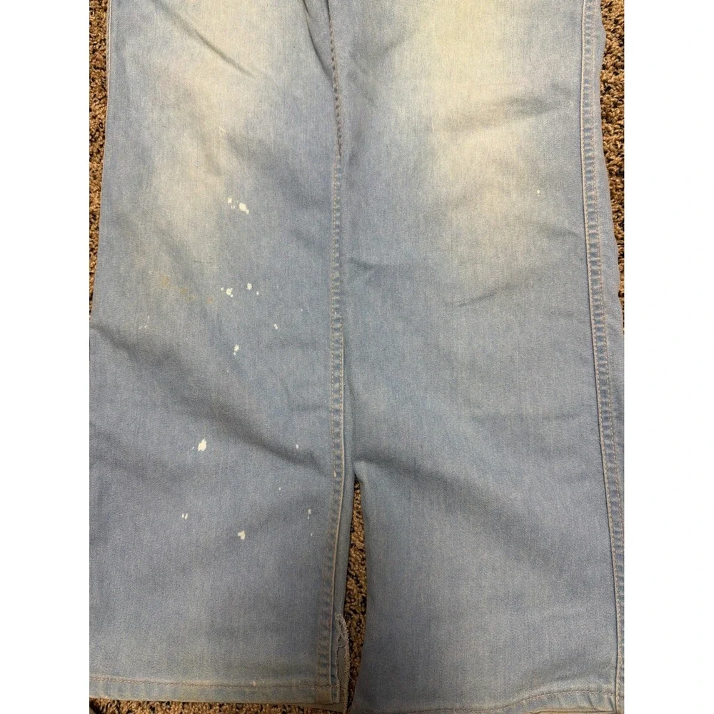 Vintage Levis Jeans Skosh More Room Orange Tab Light Wash USA‎ 36x28 Blue